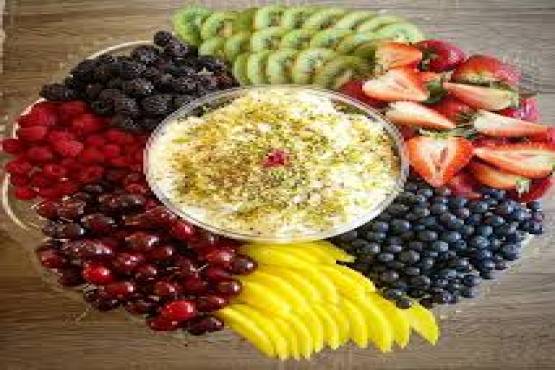 صحن فواكة كبير 