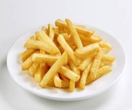 طبق بطاطا محمرة